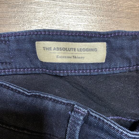 AG Adriano Goldschmied Absolute Extreme Skinny Mid Rise Jeans Women's Size 30R - Picture 4 of 8